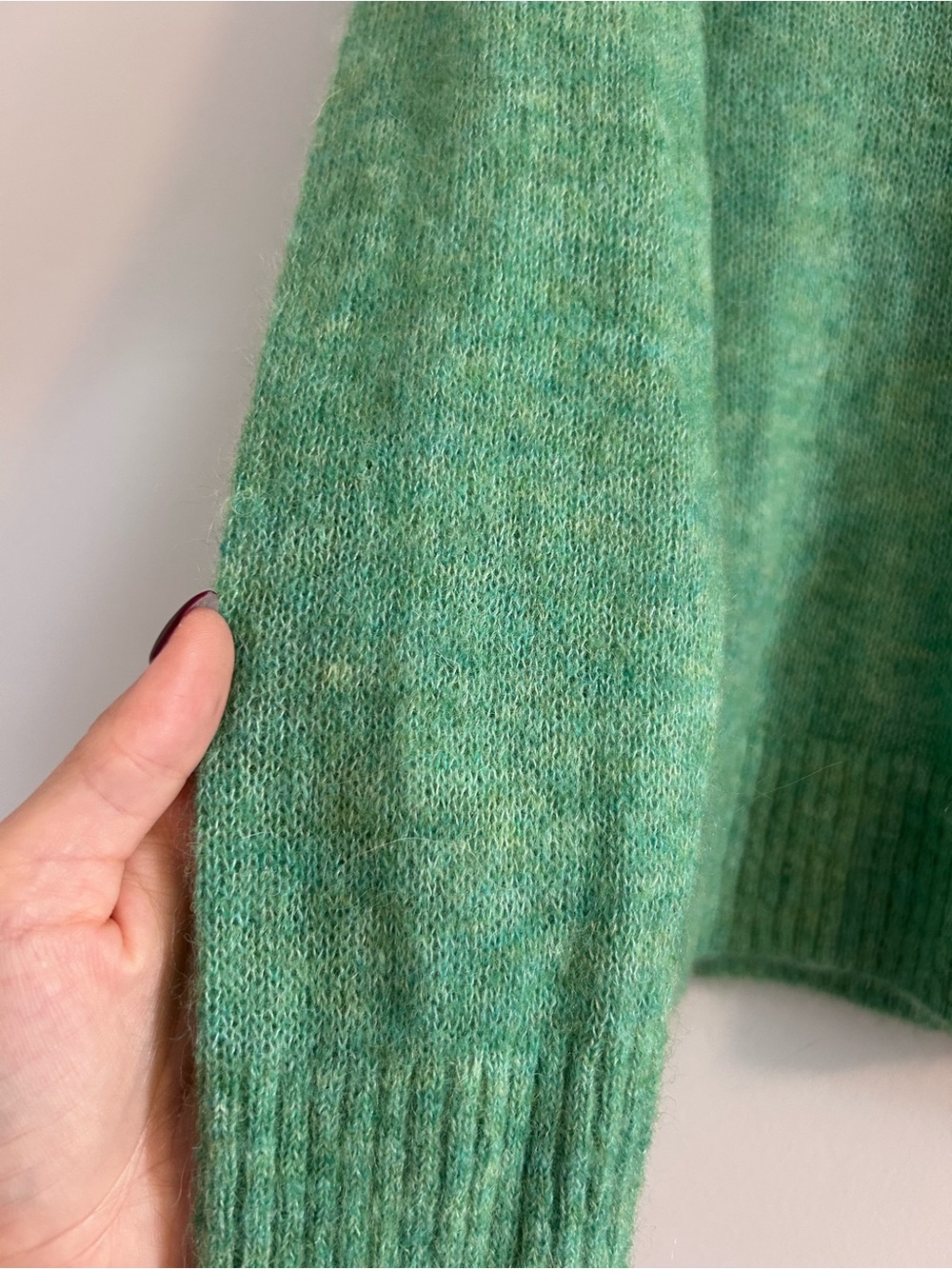 Banana Republic ITALIAN ALPACA-BLEND SWEATER POLO green - Picture 4 of 10